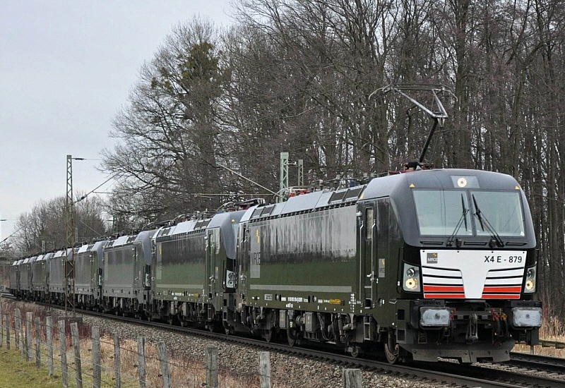Foto: Überstellung der acht MRCE-Vectron an die ÖBB!