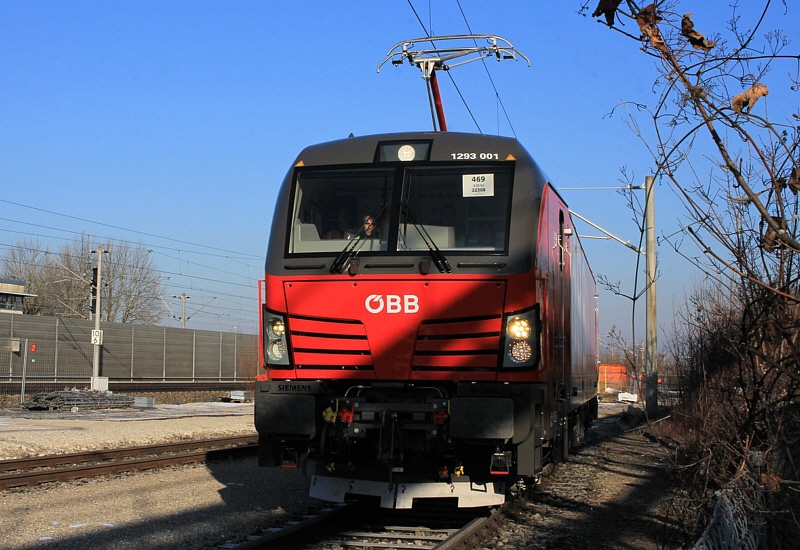 Foto: Jungfernfahrt der 1293.001-4 am 14. Februar 2018!